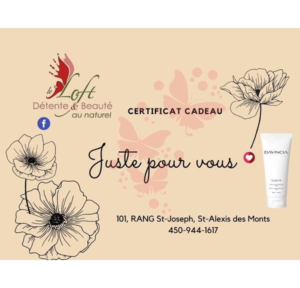 Certificat Cadeau PROMO SILWETA